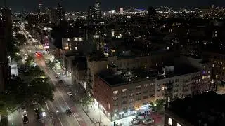 New York City Soundscape East Village Manhattan Rooftop Skyline Views City Noise ASMR No Narration