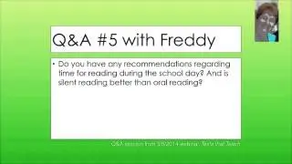 Q5-Hiebert: Silent vs. Oral Reading