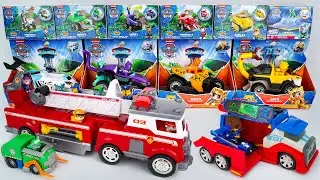Paw Patrol toys unboxing ASMR | Paw Patrol Cat Pack Vehicles, Fire Truck & Police Rescue