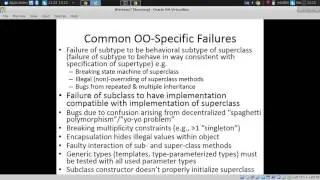 Testing of Object Oriented Systems: Subtyping, Subclassing Vulnerabilities