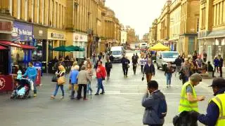 Grainger St & Greys Monument 2015