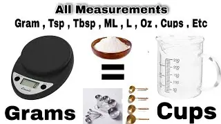 Food Measurements 101 | tsp, tbsp, Oz, lb, g, kg, l, ml Explained | Cooking for Beginners