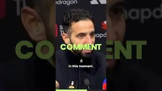 Staying Resilient: Ruben Amorim on Overcoming Tough Times in Football #RubenAmorim #Football