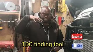 Engine timing.  TDC (Top Dead Centre) finding tool homemade