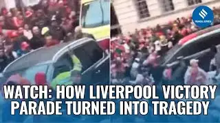 Watch Terrifying Moment When a Car Rams into Liverpool Parade Crowd, 50 Injured | Liverpool Accident