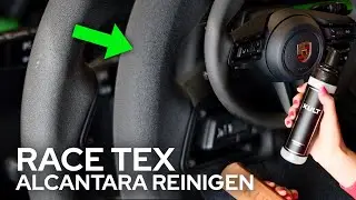 Porsche Race Tex Alcantara Lenkrad reinigen - So gelingt es Jedem!