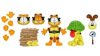 New Neca Garfield & Odie TMNT action figures fully revealed preorder info