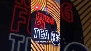 😍🔥 One of the Kung Fu Tea boba🧋 stores we designed located in Carmel Mountain, San Diego, CA.