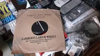 The Red Flag Sung by Mr Rufus John AKA John Goss Baritone Socialist Song 1926 Rare 78 rpm