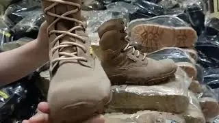 SEPATU DELTA TACTICAL UJUNG BESI 8 INCHI USA CREAM