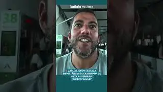 CARLOS JORDY DESTACA IMPORT&Acirc;NCIA DA CAMINHADA DE NIKOLAS FERREIRA: 'IMPRESCIND&Iacute;VEL'