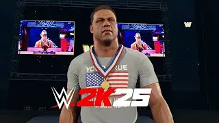 The Rock vs Kurt Angle - Entrance & Finisher  (WWE 2K25)