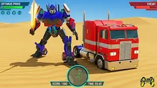 Futuristic Optimus Prime Transformers: Jet Robot City Battle 2025 Part 5 - Android Gameplay