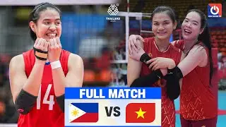 Full HD | PHILIPPINES vs. VIETNAM | Solomon choáng váng trước Như Quỳnh - Thanh Thúy