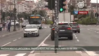 PIAZZA BLINDATA E LIMITAZIONI AL TRAFFICO PER G7, MATTARELLA E IL PAPA | 25/06/2024