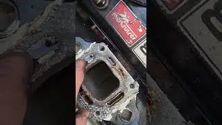Mercruiser overheat incorrectly installed exhaust system DANGER... FIRE!