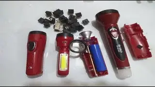 mini rechargeable led torch light switch repair 5 taka