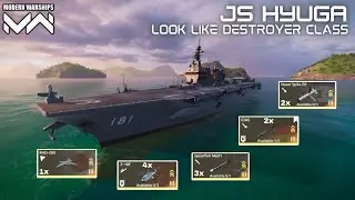 JS Hyuga| 2x Naval Spike ER & 3x Spearfish Mod 1| Look like Destroyer class| Modern Warships