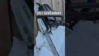 261 STIHL CHAINSAW GIVEAWAY.  check description #stihl #chainsaw
