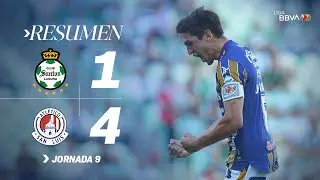 SANTOS 1-4 ATL&Eacute;TICO DE SAN LUIS J9 | Los potosinos ganan sin problemas en el TSM | Apertura 2025