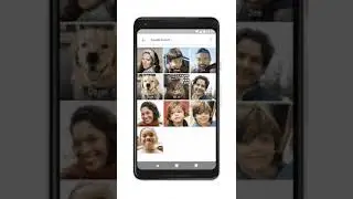 Google Photos face grouping