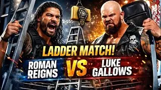 THIS LADDER MATCH WAS BRUTAL 😱 | Roman Reigns vs Luke Gallows