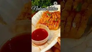 🌸Simple Potato Flower Recipe | Unique Crispy Snack #shorts #potato #viralvideo #shortsfeed