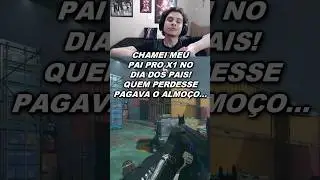 X1 contra MEU PAI no COD!! #cod #warzone #gaming #humor #humorgamer #diadospais