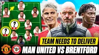 Hojlund & Rashford START? Big Injury Questions | MAN UTD vs BRENTFORD Starting XI & Preview