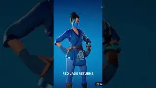 *NEW* RED JADE SKIN RETURNS TO FORTNITE ITEMSHOP! #SHORTS #FORTNITE #FORTNITECLIPS