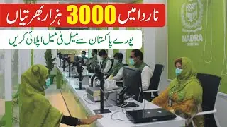 Latest NADRA Jobs 2025 Matric Base - Nadra Jobs Mobile App - Nadra Data Entry - How To Apply Online