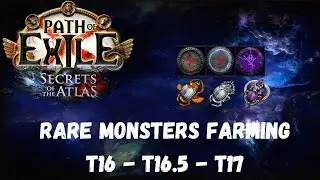 PoE 3.26 RARE MONSTERS SCARAB Farming (My Atlas Strategy)
