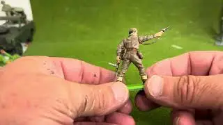 The  airfix , deetail britfix commando officer painted up and nearly finished