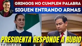 #SinMáscaras | PRESIDENTA NO SE QUEDA CALLADA: RESPONDE A MARCO RUBIO TRAS DECIR QUE NO HAY AVANCES
