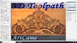 3D Toolpath ArtCame 2008. Make 2D to 3D ArtCame pro Jashim James
