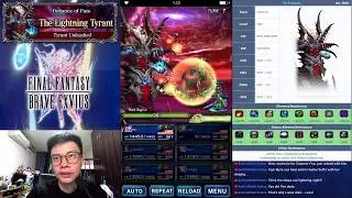 FFBE - Defiance of Fate: The Lightning Tyrant - Tyrant Unleashed (All Mission)