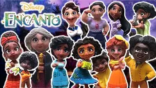 Disney ENCANTO - Set de 12 Mini Figuras FAMILIA MADRIGAL (2021) | TOY SHOTS