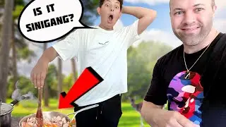 Teaching My Dutch Brazilian Nephew How To Cook FILIPINO FOOD!