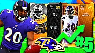 BALTIMORE RAVENS THEME TEAM UPDATE!! LTD ED REED, GT WESTRY + MORE!! [MADDEN 22]