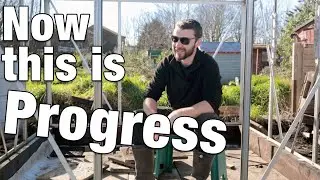 The Greenhouse Build is SO CLOSE to Being Finished... [Part 4]