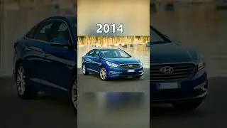 Evolution of Hyundai Sonata [1988 - 2022] #shorts