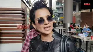 Manikarnika  Actress Kangana Ranut Spotted in Mumbai Airport  |  Kangana Ranut