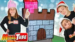 Lola Amplia el Castillo de Carton y lo decoramos para Navidad