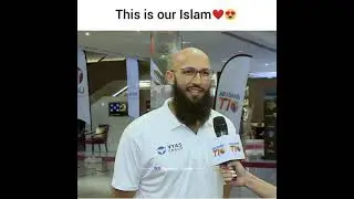 This Is Our Islam':)  Hashim amla Didn't look at the girl face during the entire interview💗
