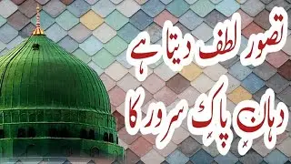 tasawwur lutf deta hai dahaan e paake sarwar ka | Kalaam E ustaz e zaman Allama Hasan Raza Khan sahb