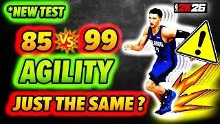 НОВЫЙ ТЕСТ: 85 и 99 ловкости &mdash; это ОДИНАКОВО? :NBA 2K26 СЕЗОН 4