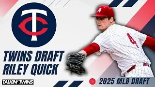 Minnesota Twins select RHP RILEY QUICK in the 1st Round || MLB DRAFT 2025