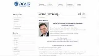 Die Polizei hat Angst. Deutsche Polizeigewerkschaft. Volker Sch&ouml;ne Landesvorstand 28.09.2011.mp4