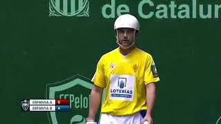 JAI ALAI CAMPEONATO MUNDIAL ESPAÑA A VS ESPAÑA B