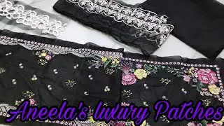Maria b luxury leftovers Patches ✨ Aneela's luxury leftovers Patches 
